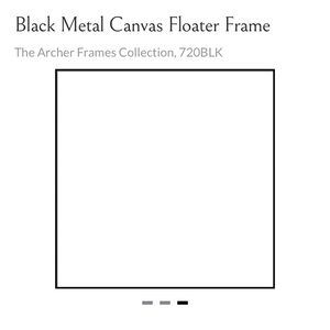 20 x 20 (20.25 x 20.25) Canvas Floating Frame